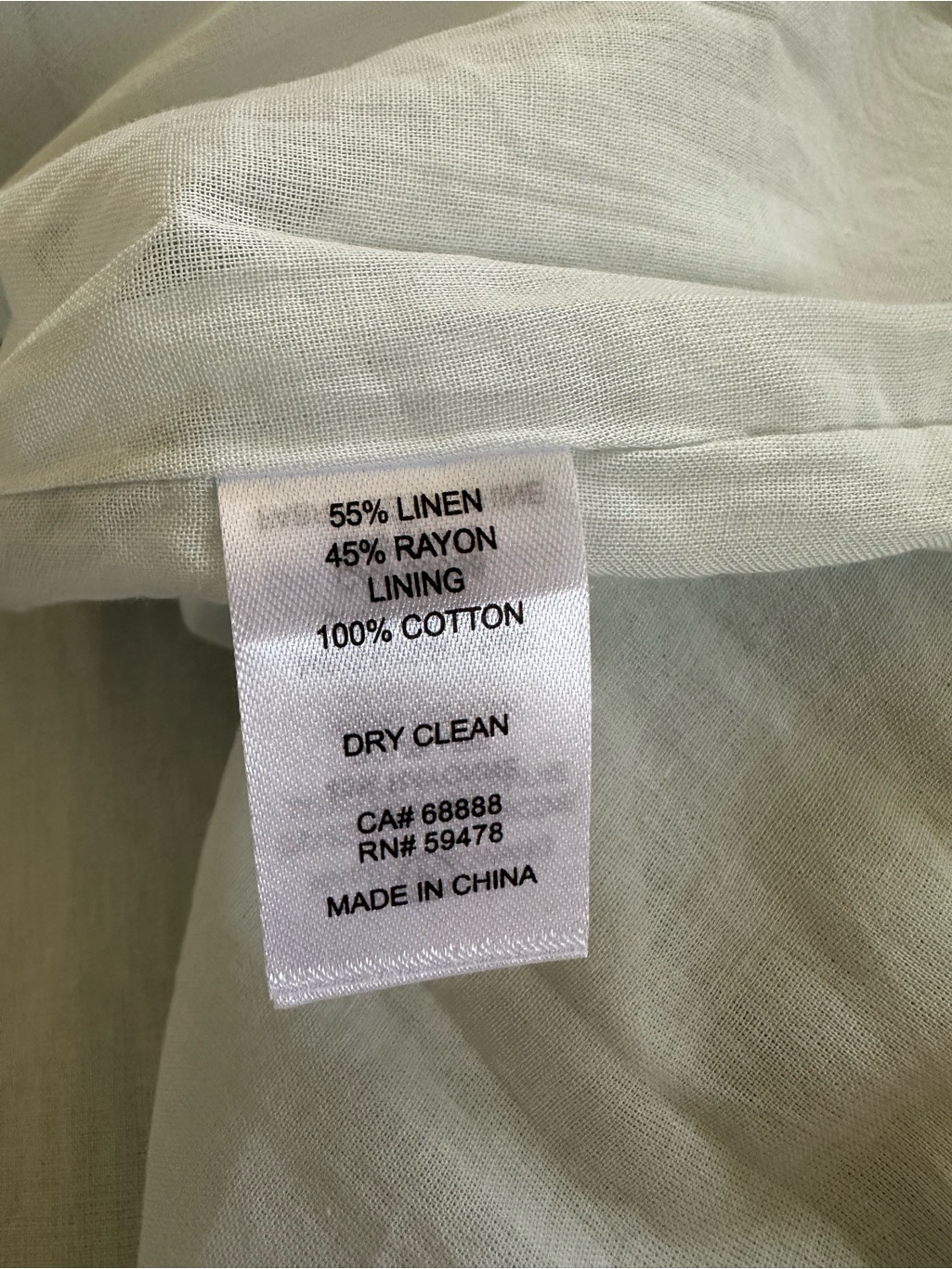 Nwt Caroline Constas Strapless Pleated Maxi Dress Xs Linen Blend Baby Blue — image 8 of 8
